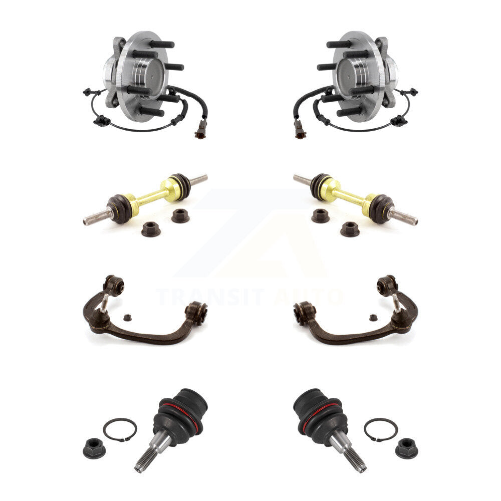 Kit de bras de commande et de liaison supérieur, roulement avant, rotule inférieure, bras de commande supérieur (8 pièces) pour Ford F-15