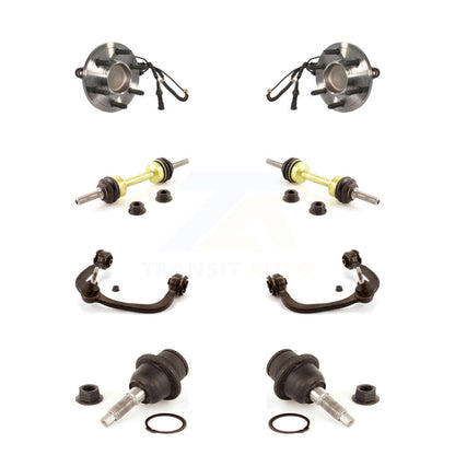 Kit de liaison de bras de commande supérieur, roulement avant, rotule inférieure, bras de commande supérieur (8 pièces) pour Ford Lincol