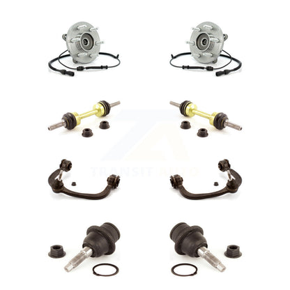Kit de liaison de bras de commande supérieur, roulement avant, rotule inférieure, bras de commande supérieur (8 pièces) pour Ford Lincol