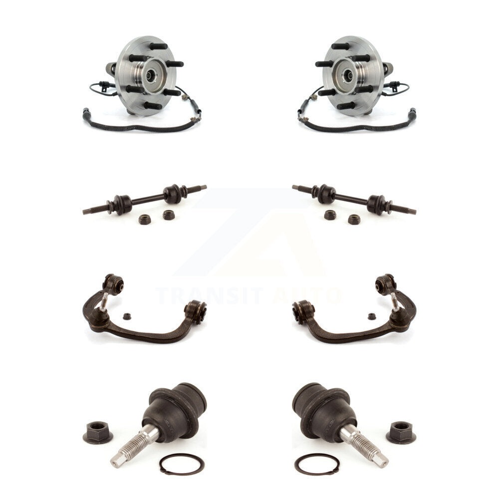 Kit de bras de commande et de liaison supérieur, roulement avant, rotule inférieure, bras de commande supérieur (8 pièces) pour Ford F-15