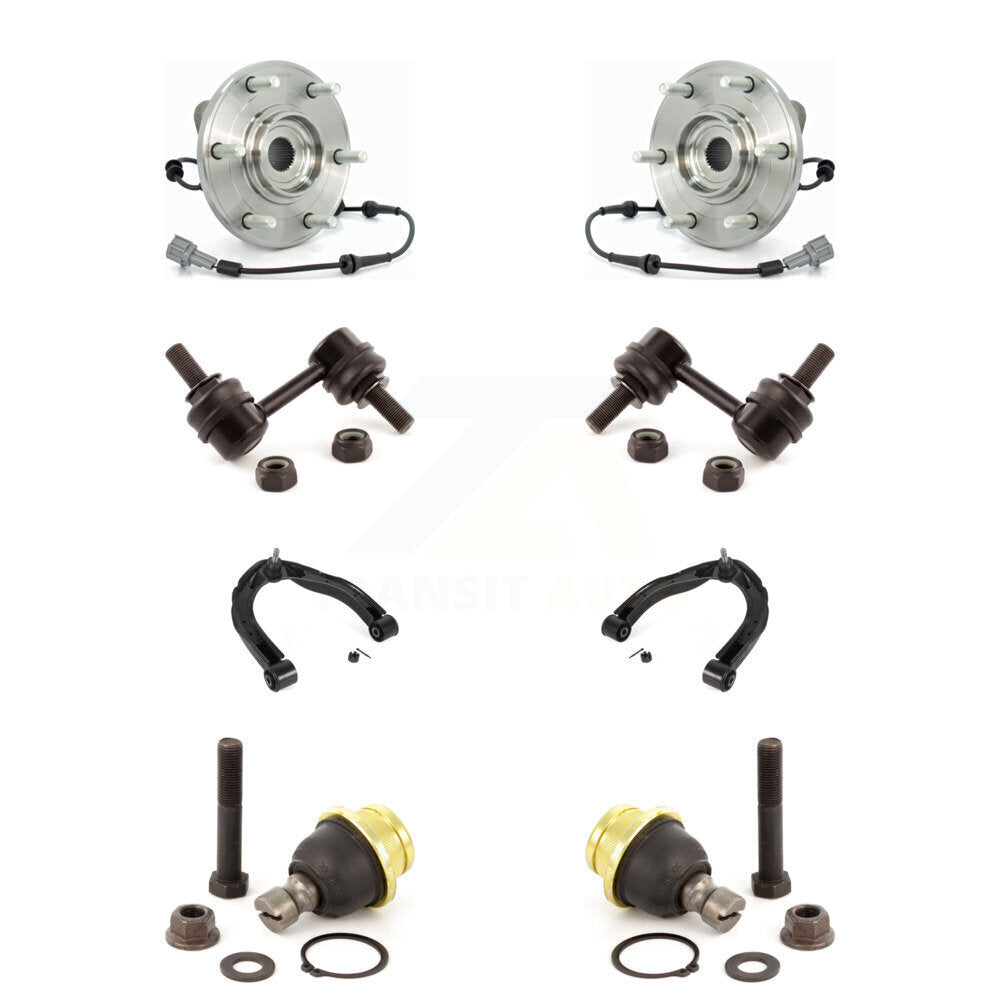 Kit de liaison de bras de commande supérieur, roulement avant, rotule inférieure, bras de commande supérieur (8 pièces) pour Nissan TITA