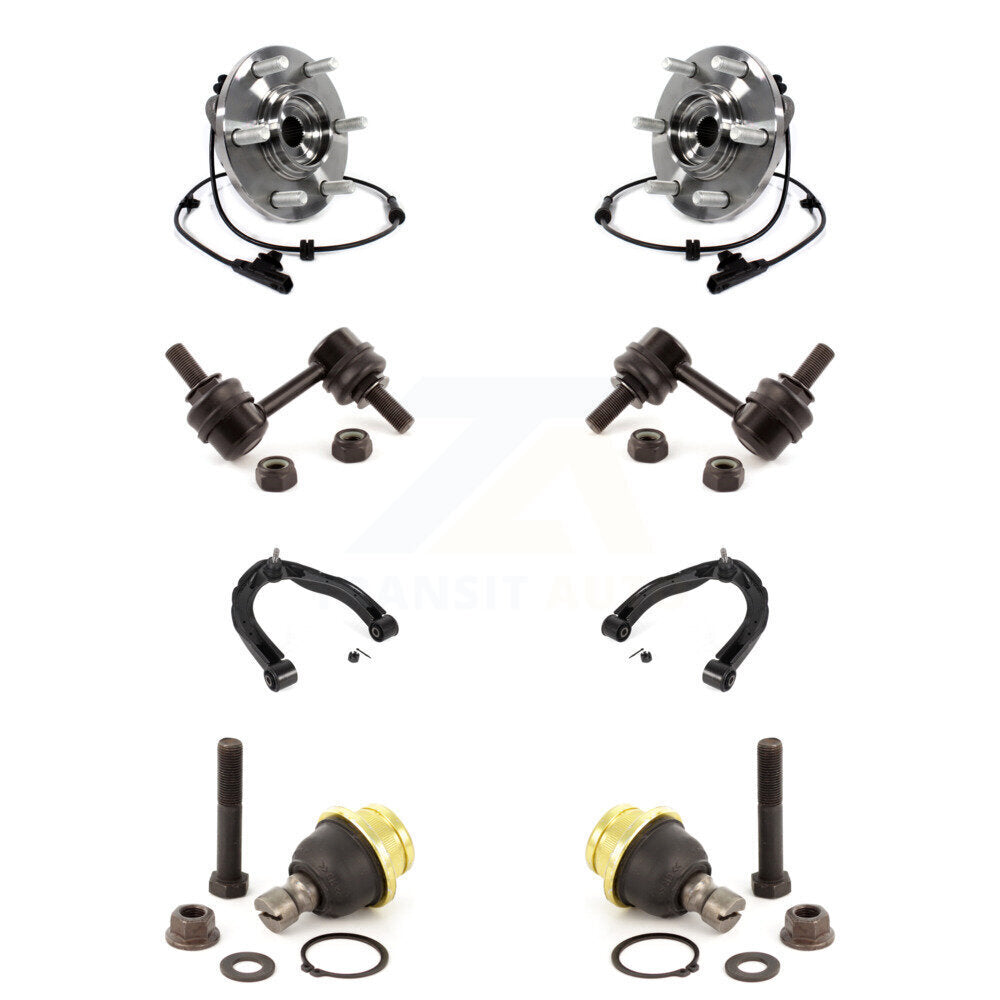 Kit de liaison de bras supérieur de rotule inférieure de roulement avant (8 pièces) pour INFINITI QX80 Nissa