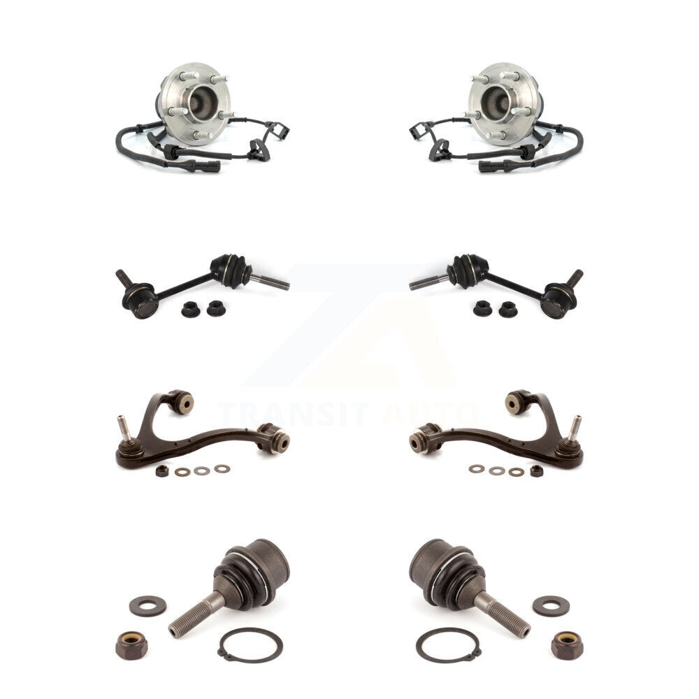Kit de bras de commande et de liaison supérieur, roulement avant, rotule inférieure, bras de commande supérieur (8 pièces) pour Ford Crow