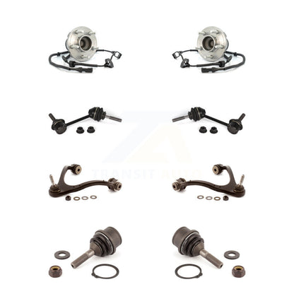 Kit de bras de commande et de liaison supérieur, roulement avant, rotule inférieure, bras de commande supérieur (8 pièces) pour Ford Crow