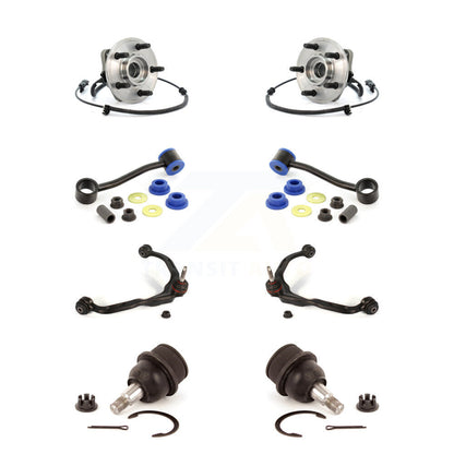 Kit de bras supérieur et de liaison de rotule inférieure de roulement avant (8 pièces) pour Jeep Liberty Dodge