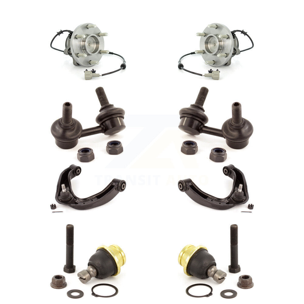Kit de bras de commande et de liaison supérieur, roulement avant, rotule inférieure, bras de commande supérieur (8 pièces) pour Nissan RW