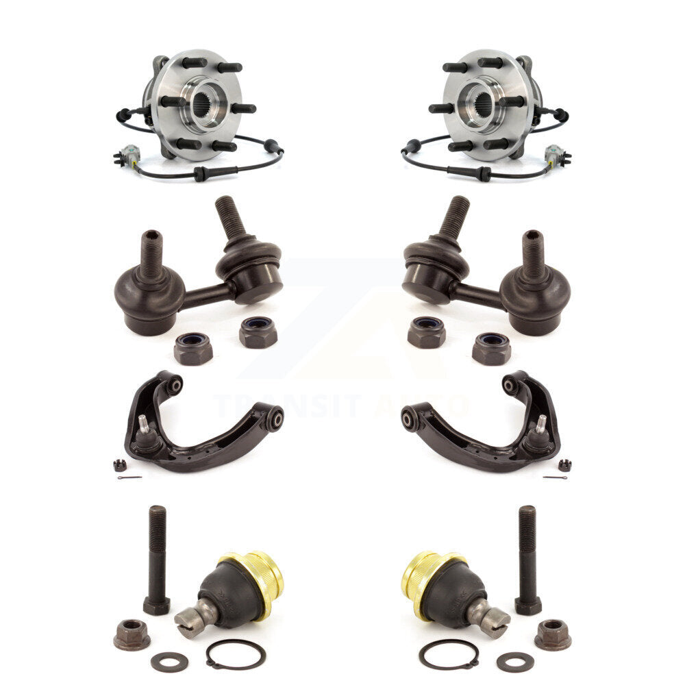 Kit de bras de commande et de liaison supérieur, roulement avant, rotule inférieure, bras de commande supérieur (8 pièces) pour Nissan 4W