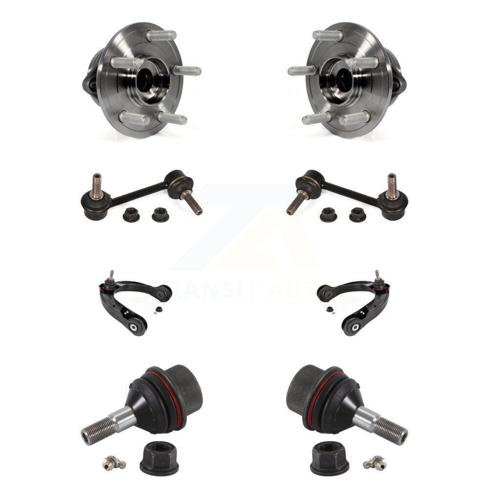 Kit de bras de commande et de liaison supérieur de rotule inférieure de roulement avant (8 pièces) pour Jeep Gran