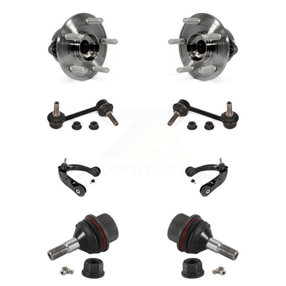 Kit de bras de commande et de liaison supérieur de rotule inférieure de roulement avant (8 pièces) pour Jeep Gran