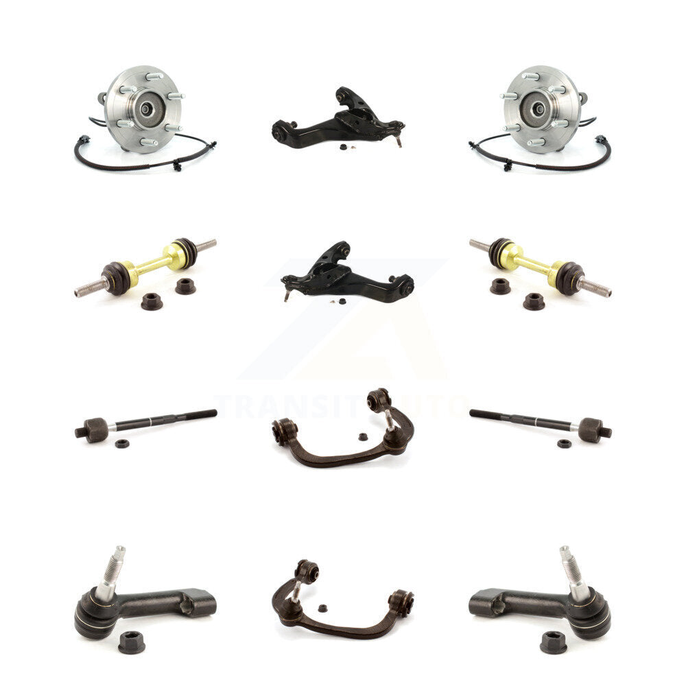 Kit de liaison de biellette de direction intérieure et extérieure, bras de commande inférieur et supérieur, roulement avant, pour Ford 4WD