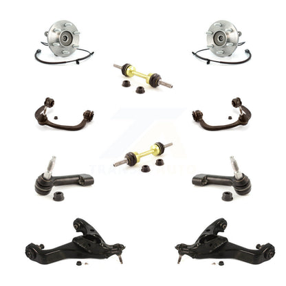 Kit de liaison de biellette de direction extérieure, bras de commande supérieur inférieur et roulement avant (10 pièces) pour Ford 4W