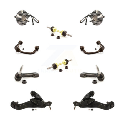 Kit de liaison de biellette de direction extérieure, bras de commande supérieur inférieur et roulement avant (10 pièces) pour Ford RW