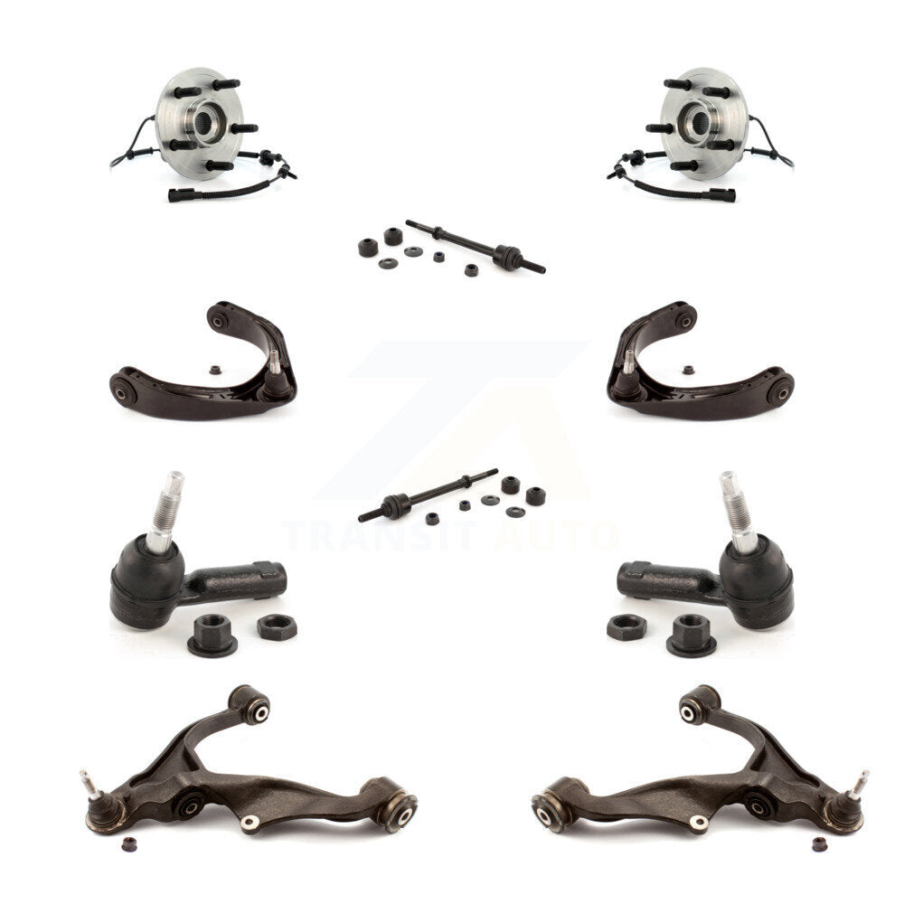 Kit de biellette de direction et de liaison extérieure, bras supérieur inférieur et roulement avant (10 pièces) pour Dodge Ram 150