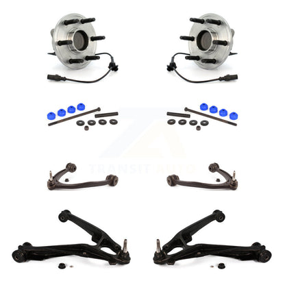 Kit de liaison de bras de commande inférieur et supérieur, roulement avant (8 pièces) pour Chevrolet GMC Sierra X