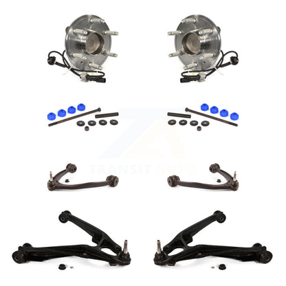 Kit de liaison de bras de commande inférieur et supérieur, roulement de moyeu avant (8 pièces) pour GMC Sierra 1500 RW