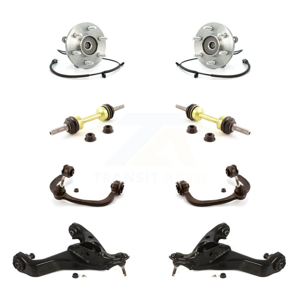 Kit de liaison de bras de commande inférieur et supérieur, roulement avant (8 pièces) pour Ford Expedition Lincol