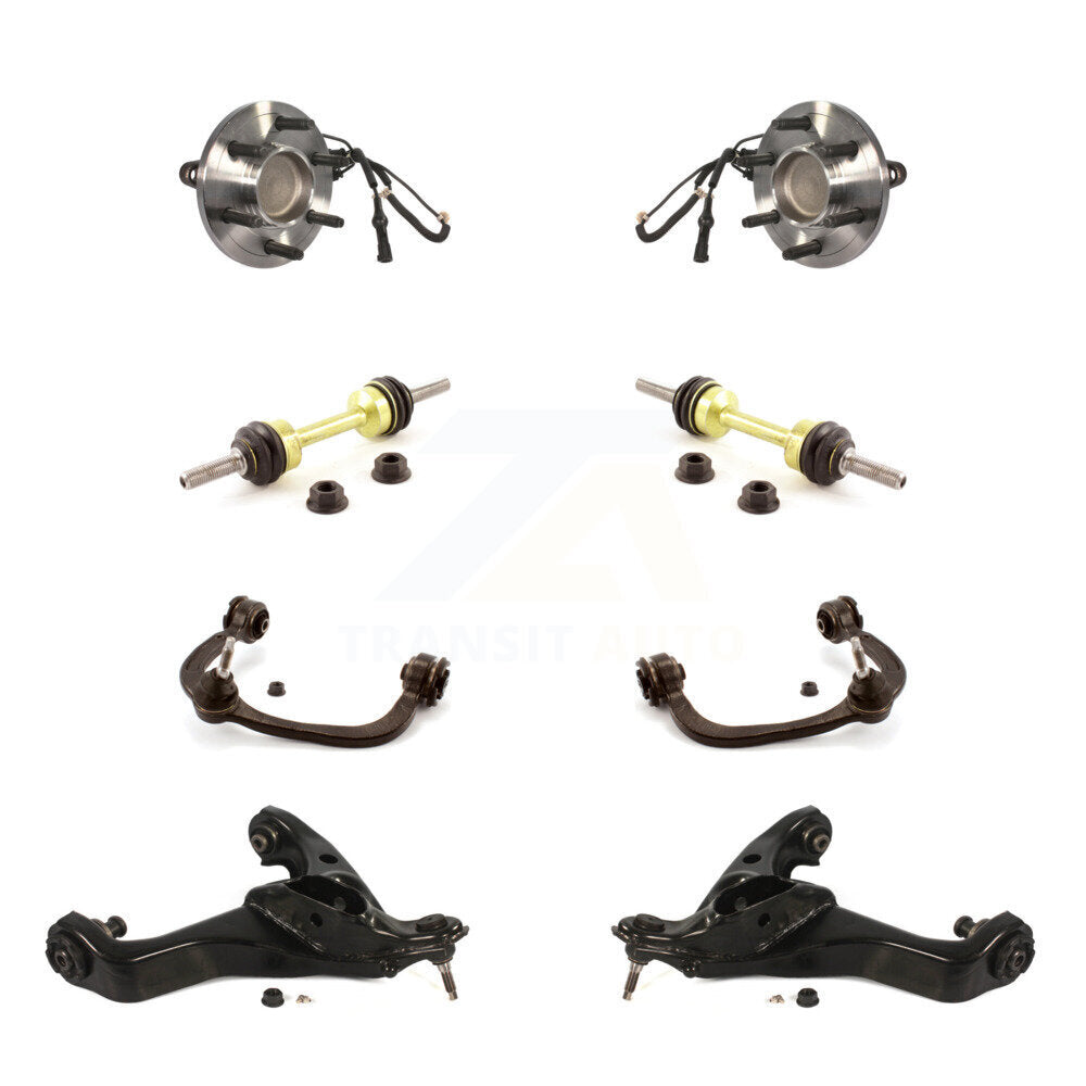 Kit de liaison de bras de commande inférieur et supérieur, roulement avant (8 pièces) pour Ford Expedition Lincol