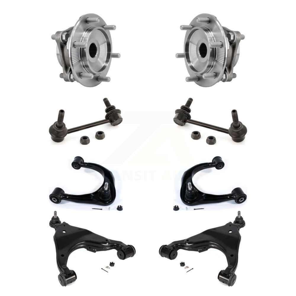 Bras de commande supérieur inférieur de roulement avant avec kit BJ & Link (8 pièces) pour Toyota Tacom
