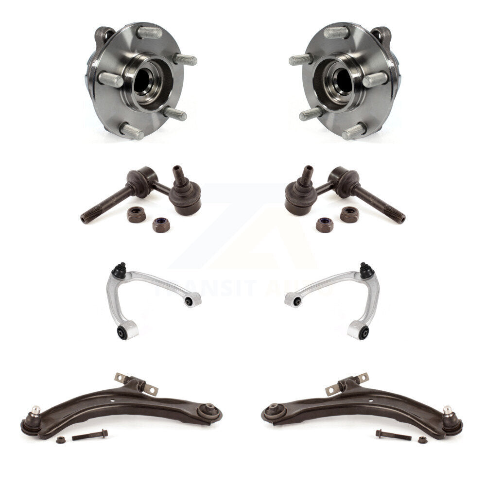 Kit de liaison de rotule de bras de commande supérieur inférieur de roulement avant (8 pièces) pour Nissan 370Z