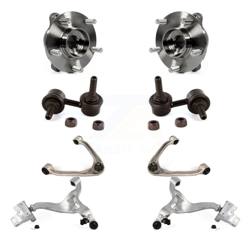Bras de commande supérieur inférieur et Kit de liaison (8 pièces) pour INFINITI G37 G35 G25