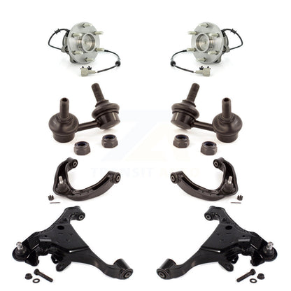 Kit de liaison de bras de commande supérieur inférieur et roulement avant (8 pièces) pour Nissan Frontier Xterra