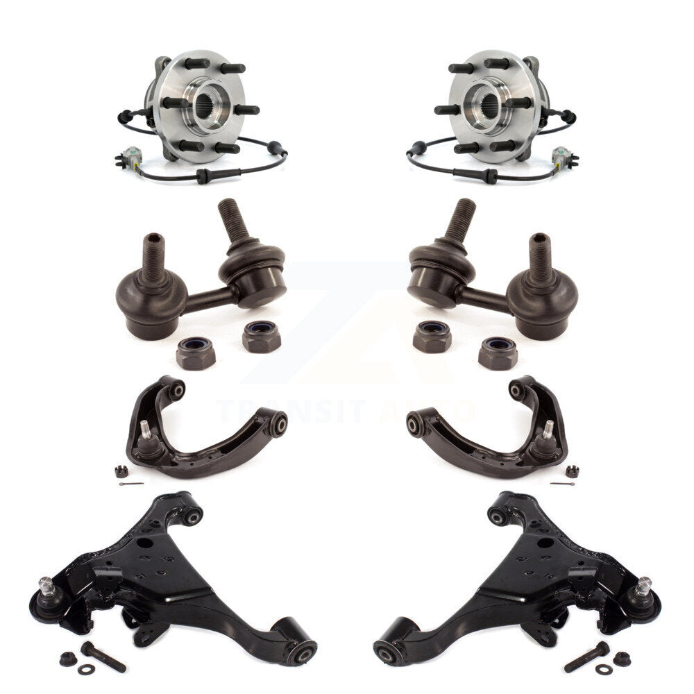 Kit de liaison de bras de commande supérieur inférieur et roulement avant (8 pièces) pour Nissan Frontier Xterra