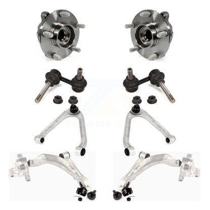 Kit de liaison de bras de commande inférieur et supérieur, roulement avant (8 pièces) pour INFINITI FX35 QX70 FX3