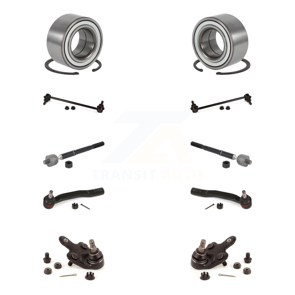 Kit de biellette de direction intérieure et extérieure de rotule inférieure de roulement avant pour Toyota Sienna