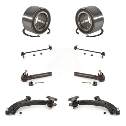 Kit de liaison d'extrémité de biellette de direction extérieure, bras de commande inférieur de roulement avant (8 pièces) pour Honda CR-V