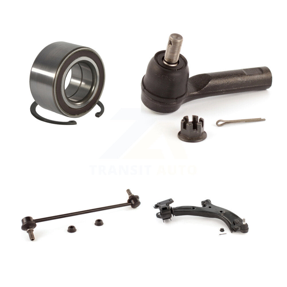 Kit de bras de commande et d'extrémité de biellette de direction extérieure, kit de liaison de roulement avant droit pour Honda CR-V
