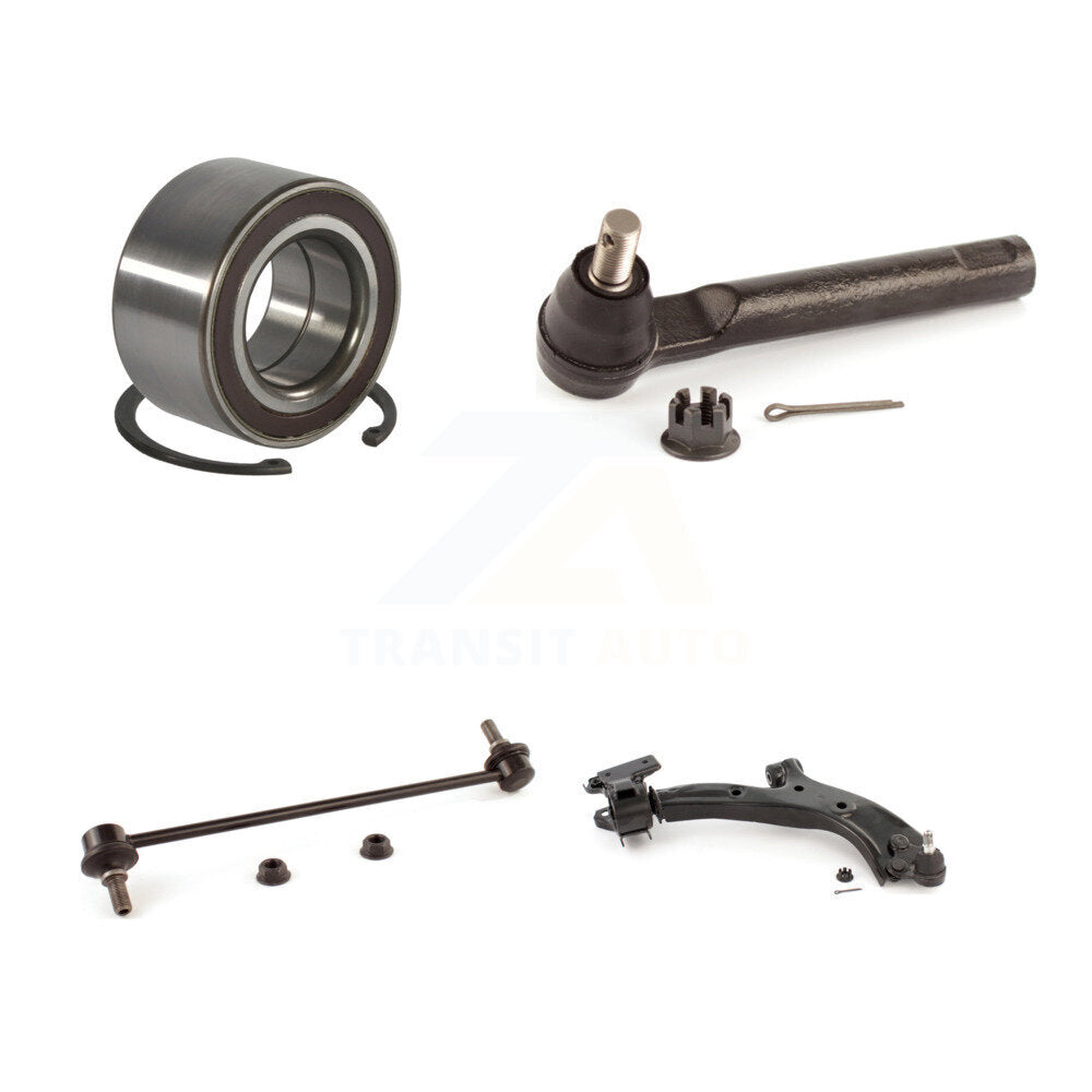 Kit de bras de commande et d'extrémité de biellette de direction extérieure, kit de liaison de roulement avant droit pour Honda CR-V