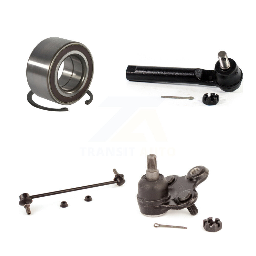Kit de liaison de roulement avant, joint à rotule inférieur et biellette de direction extérieure pour Acura RDX 07-12