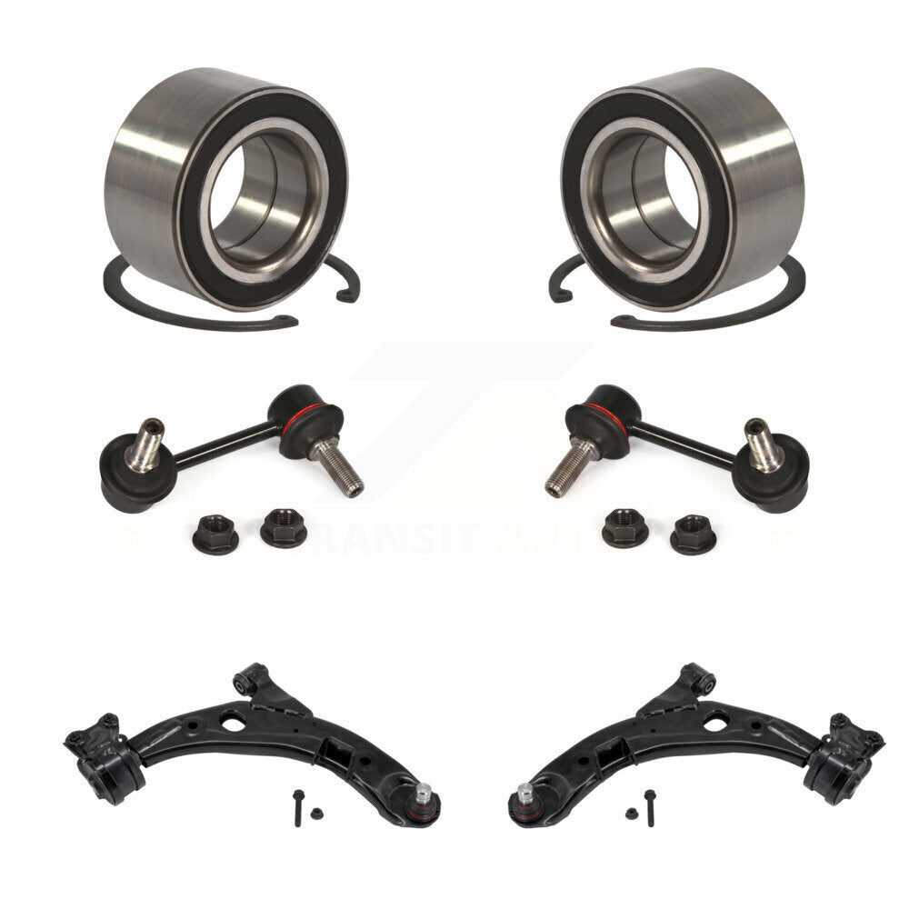 Bras de commande inférieur à roulement avant avec kit de liaison BJ (6 pièces) pour Mazda CX-9 2007-2015