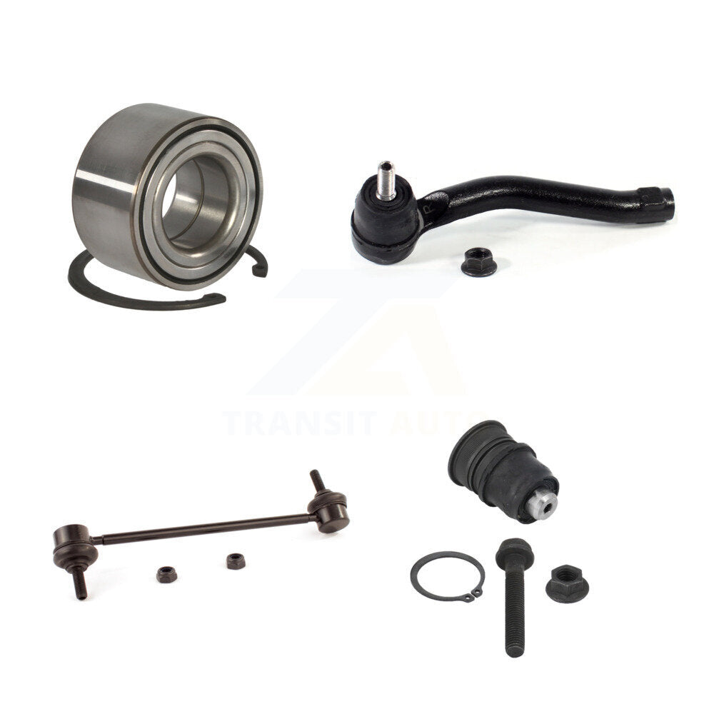 Kit de liaison de roulement avant gauche, Kit de biellette de direction extérieure de rotule inférieure pour Nissan Micra