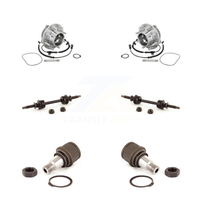 Kit de joints à rotule inférieurs et de barres stabilisatrices, roulement de moyeu avant, pour Ford F-450 Super Dut