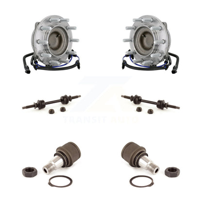 Kit de joints à rotule inférieurs et de barres stabilisatrices, roulement de moyeu avant, pour Ford F-450 Super Dut