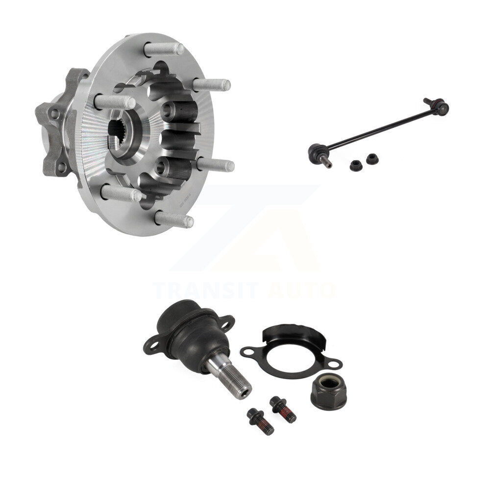 Kit de liaison de roulement de moyeu avant, Kit de rotule inférieure pour Ford Transit-250 Transit-15