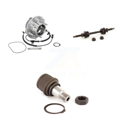 Kit de liaison de roulement de moyeu avant et kit de rotule inférieure pour Ford F-450 Super Duty