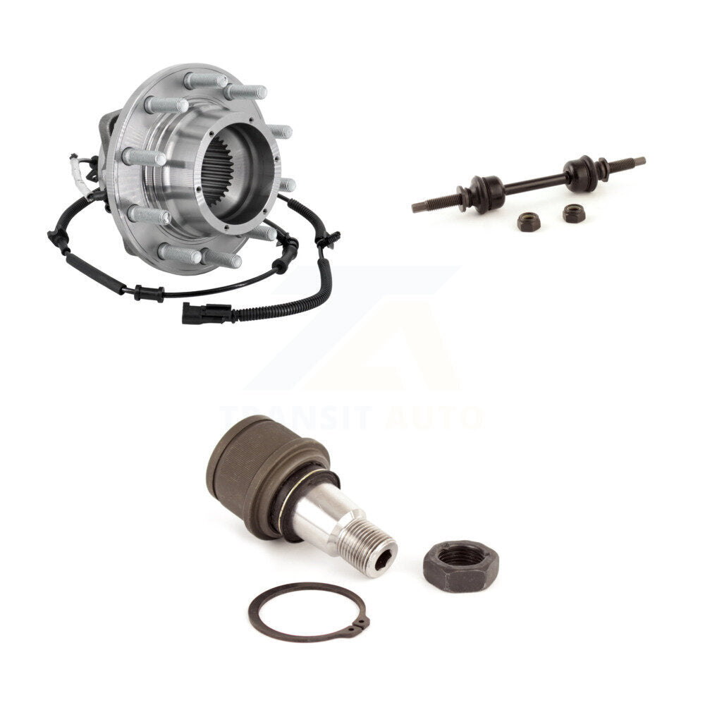 Kit de liaison de roulement de moyeu avant, Kit de rotule inférieure pour Ford F-350 Super Duty F-450