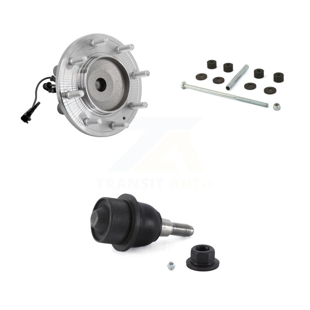 Kit de liaison de roulement de moyeu avant, Kit de rotule inférieure pour GMC Sierra 3500 HD Chevrole