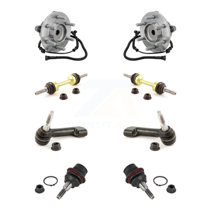 Kit de biellette de direction et de liaison extérieure de rotule inférieure de roulement avant (8 pièces) pour Ford F-150 RW