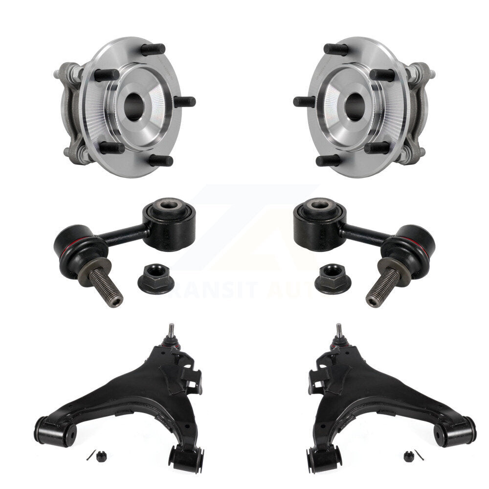 Kit de liaison de bras de commande inférieur, roulement de moyeu avant (6 pièces) pour Toyota Tundra Sequoia RW