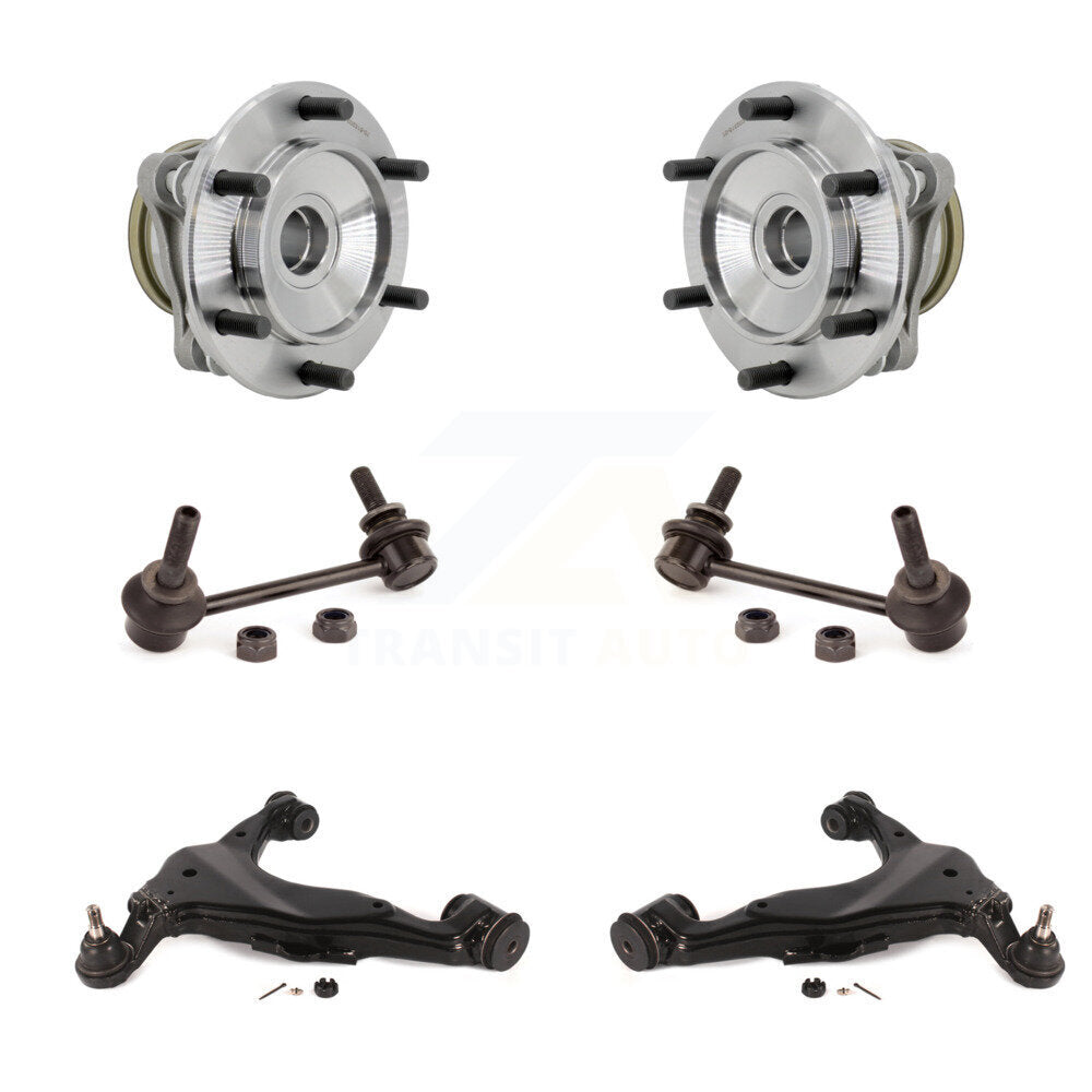 Kit de liaison de bras de commande inférieur, roulement avant (6 pièces) pour Toyota 4Runner FJ Cruiser RW