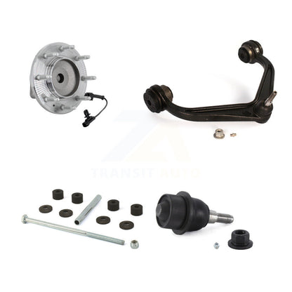 Kit de liaison de roulement de moyeu avant, Kit de bras de commande supérieur de rotule inférieure pour GMC Sierr