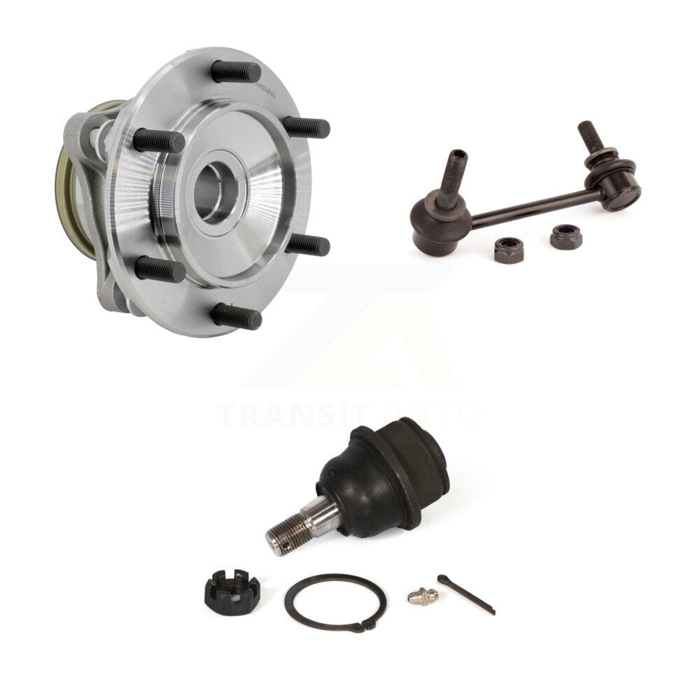 Kit de liaison de roulement de moyeu avant gauche et Kit de rotule inférieure pour Toyota 4Runner FJ RW