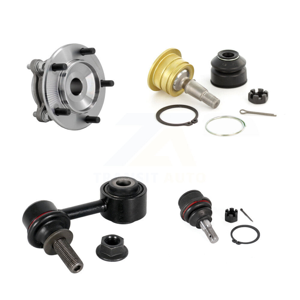 Kit de liaison de roulement de moyeu avant gauche, Kit de rotule supérieure et inférieure pour Toyota Tundra RW
