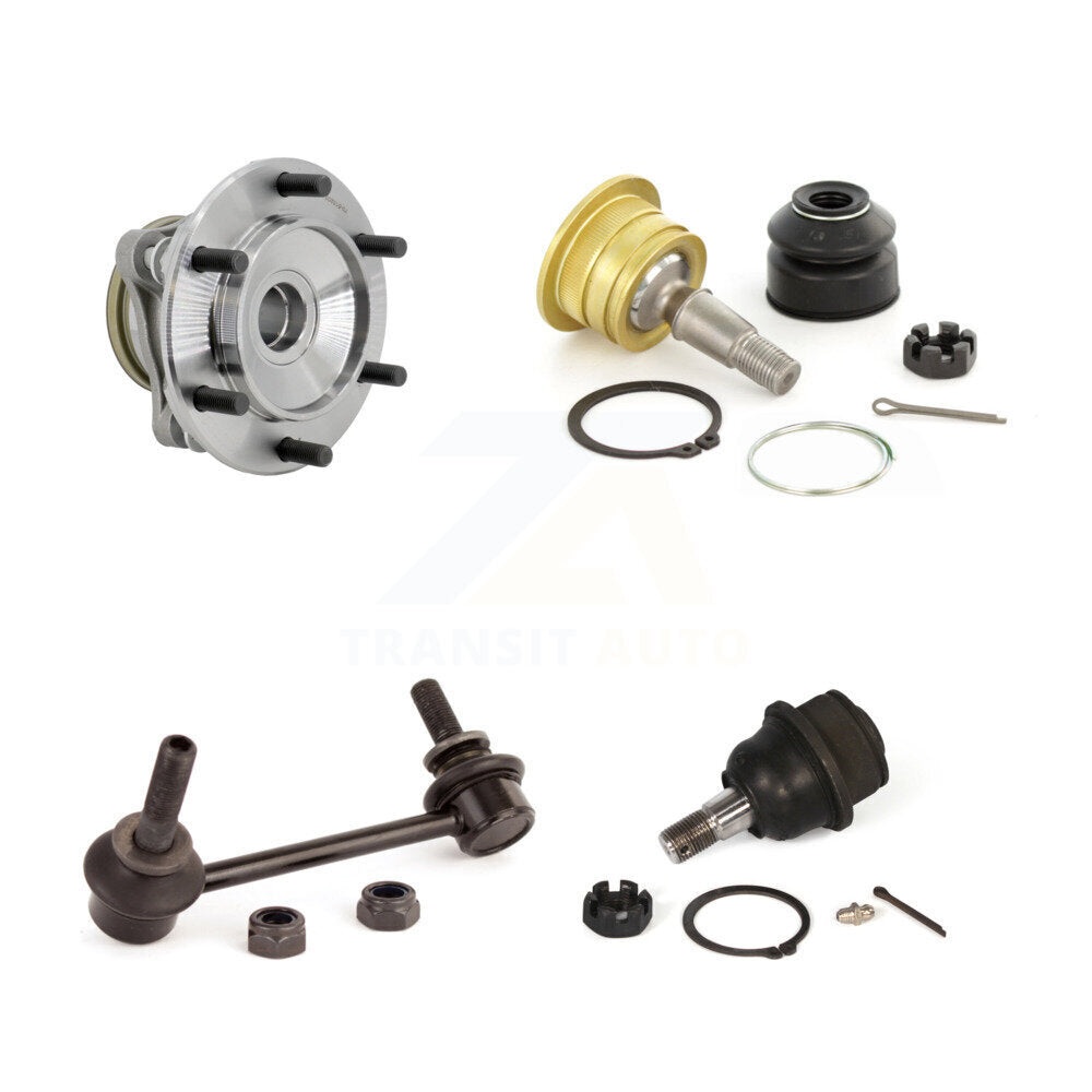 Kit de liaison de roulement de moyeu avant gauche, Kit de rotule supérieure et inférieure pour Toyota 4Runner F