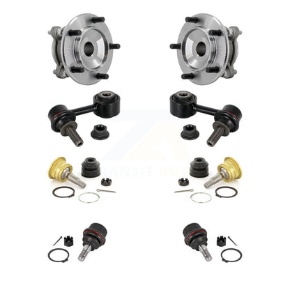 Kit de rotule et de liaison supérieure et inférieure de roulement avant (8 pièces) pour Toyota Tundra Sequoia