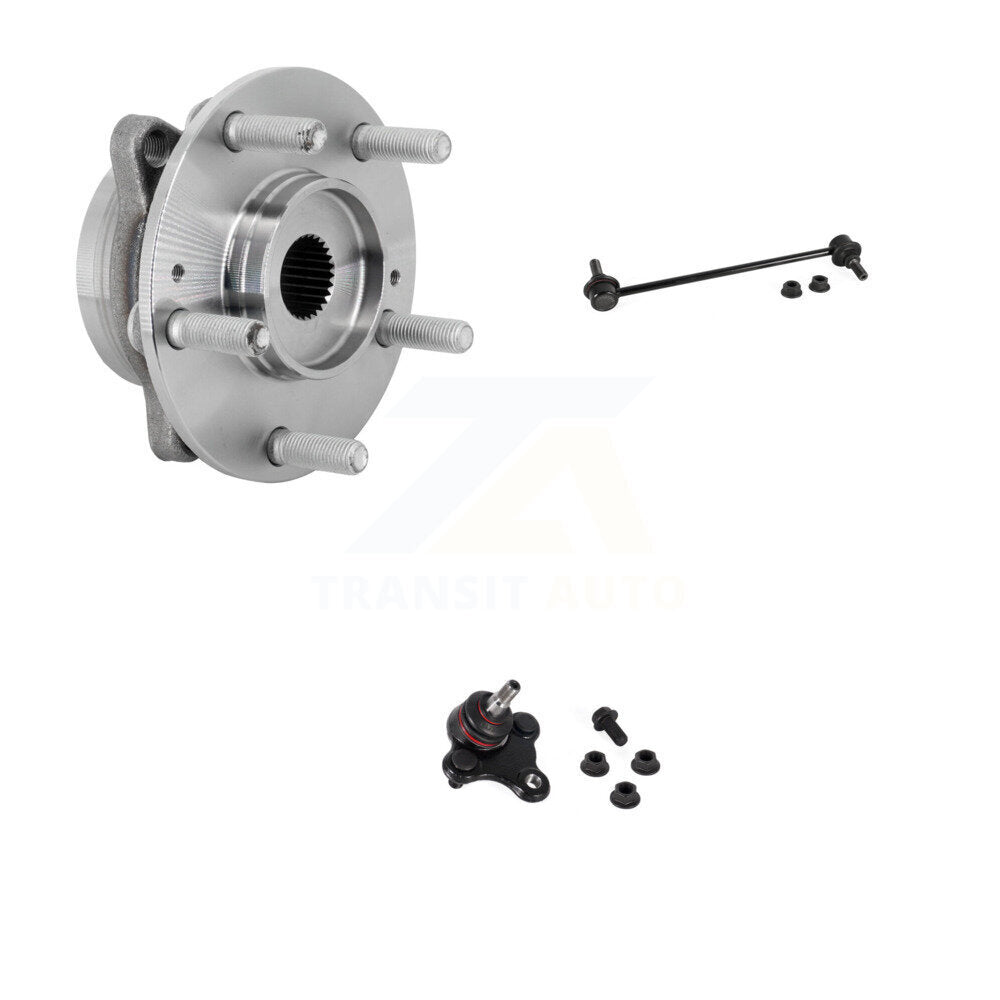 Kit de liaison de roulement de moyeu avant droit, Kit de rotule inférieure pour Hyundai Kon 2018 – 2022