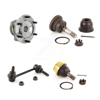 Kit de liaison de roulement de moyeu avant droit et Kit de rotule inférieure supérieure pour Toyota Tacoma